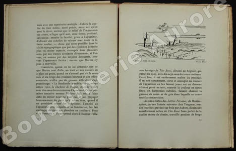 Les Artistes du Livre - Charles MARTIN. Etude critique par Marcel Valotaire. Lettre-préface de Pierre Mac-Orlan. Portrait de Dignimont. . [MARTIN ...