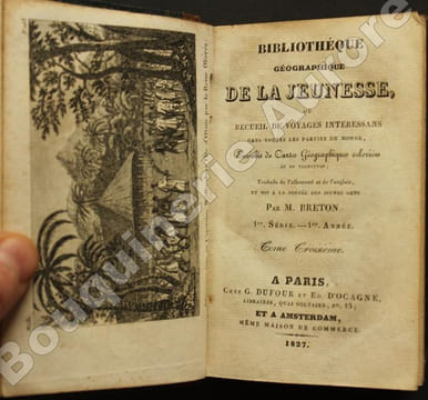 Bibliothèque géographique de la jeunesse, ou Recueil de voyages intéressans dans toutes les parties du monde, enrichis de cartes géographiques ...