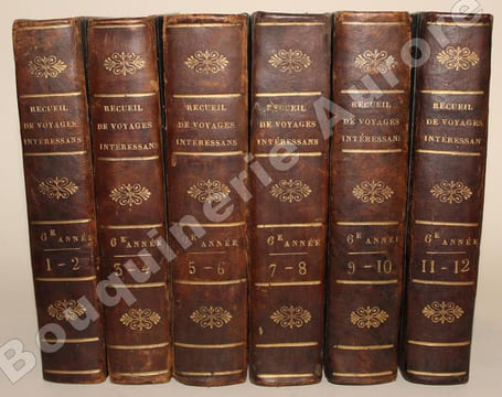 Bibliothèque géographique de la jeunesse, ou Recueil de voyages intéressans dans toutes les parties du monde, enrichis de cartes géographiques ...