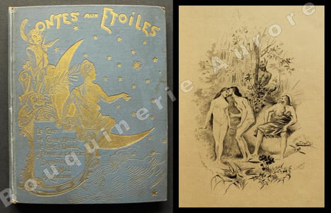 Contes aux étoiles.Le Chat de Grand'Mère - Le Coup d'Ongle - La Femme de l'Avocat - Substitution - Le Mal s'aventure.. [CURIOSA] - PONSARD (René) - DE ...