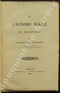 De l'économie rurale en Angleterre.