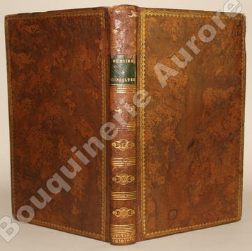 Mémoire à consulter sur un Système Religieux et Politique, tendant à renverser la religion, la société et le trône.. MONTLOSIER (M.  le Comte de).