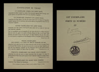 Chant funèbre pour Ignacio Sanchez Mejias.Dans une traduction inédite de Randal Lemoine, ces poèmes de Federico Garcia Lorca sont illustrés de cinq empreintes gravées par Pablo Picasso et de compositions en couleur et au lavis gravées sur bois.