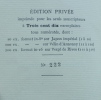 Histoire de Saturnin portier des Chartreux écrite par lui-même (1741). Version complète originale collationnée sur le manuscrit N°412B de la ...