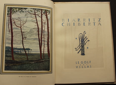 Biarritz Chiberta, le Golf, les Villas.. [Golf] - [DOBOUJINSKI (Mstislav)].