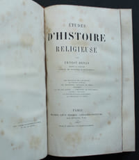 Etudes d'Histoire religieuse.