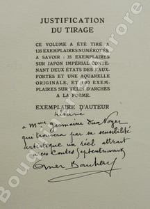 Contes d'un buveur de bière. Préface d'Ernest Laut. Eaux-fortes de Omer Bouchery.