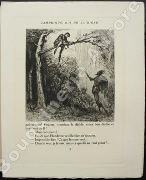 Contes d'un buveur de bière. Préface d'Ernest Laut. Eaux-fortes de Omer Bouchery.. [BOUCHERY (Omer)] - DEULIN (Charles).