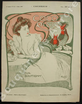 COCORICO N°28 - 1e Mars 1900.. [MUCHA (Alfons) - KUPKA (Frantisek)] - BOUTIGNY (Paul), directeur.
