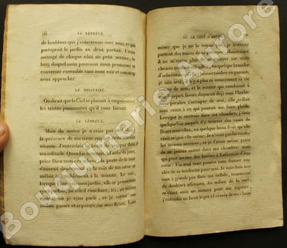 Le lépreux de la cité d'Aoste, par l'auteur du Voyage autour de ma chambre, de la Jeune Sibérienne, et des Prisonniers du Caucase.. [MAISTRE (Xavier ...
