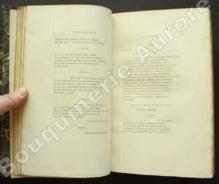 Le Fils de l'Arétin. Drame en quatre actes en vers dont un prologue par le Vicomte Henri de Bornier de l'Académie Française.. BORNIER (Henri de).