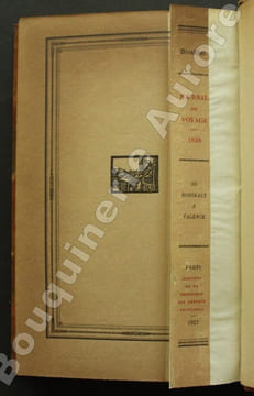 Journal de voyage de Bordeaux à Valence en 1838 publié avec une introduction et des notes par Louis Royer.. STENDHAL.