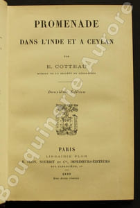 Promenade dans l'Inde et à Ceylan.