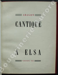 Cantique à Elsa.