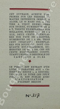 Cantique à Elsa.