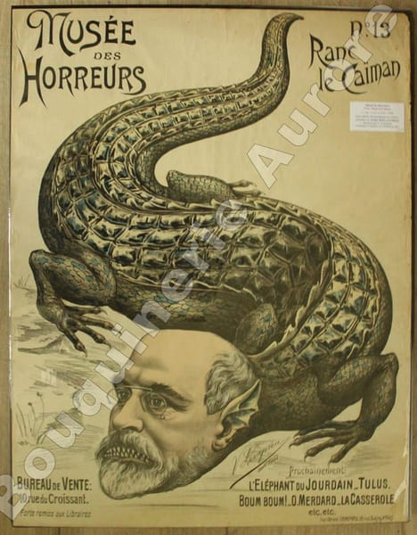 Le Mus&eacute;e des Horreurs N&deg;13  Ranc le Ca&iuml;man.. LENEPVEU (Victor).