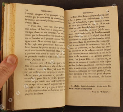 Woodstock, ou le Cavalier, Histoire du temps de Cromwell, - Année 1651.. SCOTT (Sir Walter).