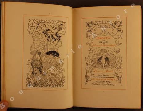 Les Amours pastorales de Daphnis et Chloé.Traduction de Jacques Amiot. Gravures au burin de Jean Dulac.. [DULAC (Jean)] - LONGUS.