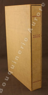 uvres poétiques de Robert Ganzo. Illustré de huit eaux-fortes originales par Jacques Villon.. [VILLON (Jacques)] - GANZO (Robert).