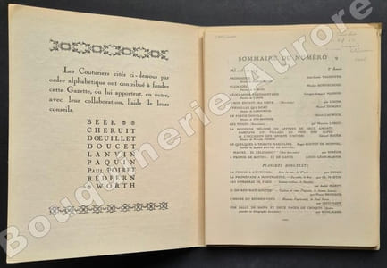 La Gazette du Bon Ton - Art - Modes & Frivolités - Lucien Vogel, Directeur. N°9 - 1920 - 3e année. (NUMERO COMPLET).