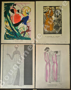La Gazette du Bon Ton - Art - Modes & Frivolités - Lucien Vogel, Directeur. N°10 - 1921 - 4e année. (complet des 8 planches).