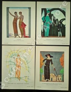 La Gazette du Bon Ton - Art - Modes & Frivolités - Lucien Vogel, Directeur. N°8 - 1922 - 5e année. (complet des 8 planches).