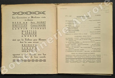 La Gazette du Bon Ton - Art - Modes & Frivolités - Lucien Vogel, Directeur. N°8 - 1922 - 5e année. (complet des 8 planches).