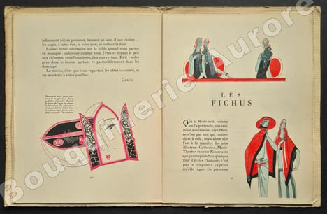 La Gazette du Bon Ton - Art - Modes & Frivolités - Lucien Vogel, Directeur. N°8 - 1922 - 5e année. (complet des 8 planches).. [MOURGUE (Pierre) - ...