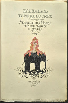 Falbalas et Fanfreluches 3ème année - Almanach des modes présentes, passées & futures pour 1924 - Glorifions la coquetterie - Aquarelles par G. ...