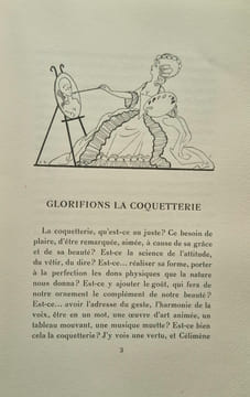 Falbalas et Fanfreluches 3ème année - Almanach des modes présentes, passées & futures pour 1924 - Glorifions la coquetterie - Aquarelles par G. ...