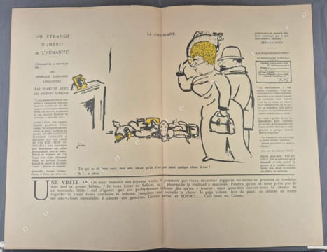 Le Mot, Paul IRIBE (Gérant).N°7 : 23 janvier 1915. "Le Perd la Victoire" - Couverture de Iribe.Exemplaire de l'édition de luxe sur Japon.. Paul IRIBE ...