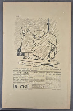 Le Mot, Paul IRIBE (Gérant).N°7 : 23 janvier 1915. "Le Perd la Victoire" - Couverture de Iribe.Exemplaire de l'édition de luxe sur Japon.. Paul IRIBE ...