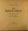 Le Baccara. Dix lavis rehaussés d'aquarelle avec une préface de Jules Romains. . Jean AUSCHER.