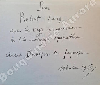 Dunoyer de Segonzac. Préface de Maurice Genevoix de lAcadémie Française.