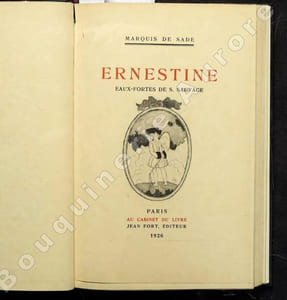 Ernestine. Avec dix eaux-fortes par Sylvain Sauvage.