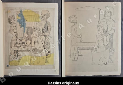 Hérodias vu par Krol. . [KROL (Abram)] - FLAUBERT (Gustave).