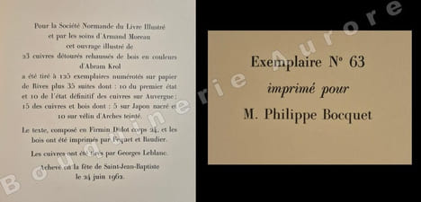 Hérodias vu par Krol. . [KROL (Abram)] - FLAUBERT (Gustave).