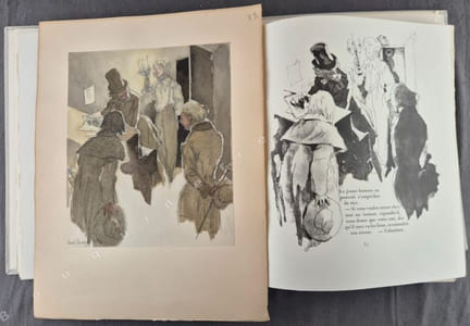 Scènes de la Vie de Bohème. Lithographies de Paul Jarach.