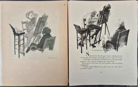 Scènes de la Vie de Bohème. Lithographies de Paul Jarach.