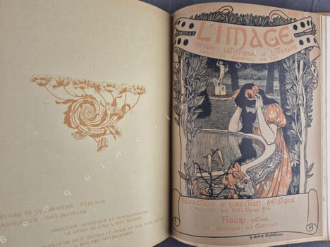 Limage 1896-1897, Revue artistique et littéraire ornée de figures sur bois. . MUCHA, TOULOUSE LAUTREC, LABOUREUR, DE FEURE
