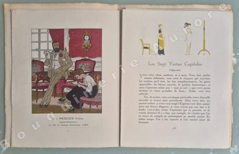 La Gazette du Bon Ton - Art - Modes & Frivolités - Lucien Vogel, Directeur. 1e année Juin 1913 - N°8. (ATTENTION : NUMERO COMPLET DU TEXTE MAIS SANS LES POCHOIRS HORS-TEXTE).