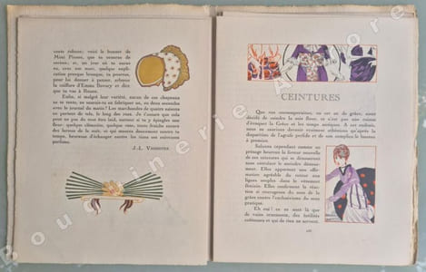 La Gazette du Bon Ton - Art - Modes & Frivolités - Lucien Vogel, Directeur. 1e année Juin 1913 - N°8. (ATTENTION : NUMERO COMPLET DU TEXTE MAIS SANS LES POCHOIRS HORS-TEXTE).