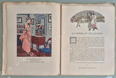 La Gazette du Bon Ton - Art - Modes & Frivolités - Lucien Vogel, Directeur. 2e année - Mars 1914 - N°3. (ATTENTION : NUMERO COMPLET DU TEXTE MAIS SANS LES POCHOIRS HORS-TEXTE).