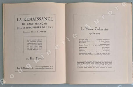 La Gazette du Bon Ton - Art - Modes & Chronique - Jean Labusquière, Directeur. N°5 - 1923 - 6e année. (ATTENTION : NUMERO COMPLET DU TEXTE MAIS SANS LES POCHOIRS HORS-TEXTE).