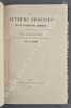Les Auteurs d&eacute;guis&eacute;s de la Litt&eacute;rature Fran&ccedil;aise au XIXe si&egrave;cle.Essai Bibliographique pour servir de Suppl&eacute;ment aux recherches d'A. -A. Barbier sur ...