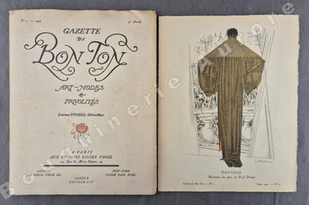 La Gazette du Bon Ton - Art - Modes & Frivolités - Lucien Vogel, Directeur. N°2 - 1920 - 3e année. (Numéro complet).