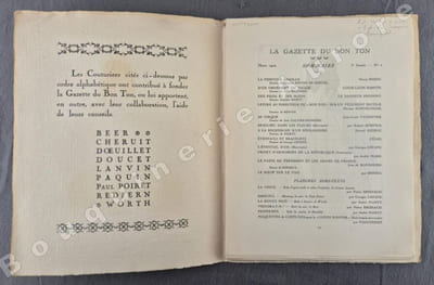 La Gazette du Bon Ton - Art - Modes & Frivolités - Lucien Vogel, Directeur. N°2 - 1920 - 3e année. (Numéro complet).