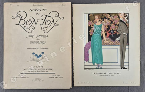La Gazette du Bon Ton - Art - Modes & Frivolités - Lucien Vogel, Directeur. N°2 spécialement consacré au mariage - 1921 - 4e année. (NUMERO COMPLET).