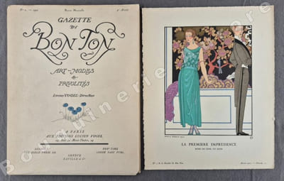 La Gazette du Bon Ton - Art - Modes & Frivolités - Lucien Vogel, Directeur. N°2 spécialement consacré au mariage - 1921 - 4e année. (NUMERO COMPLET).