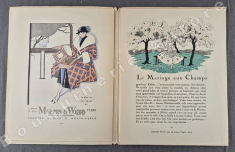 La Gazette du Bon Ton - Art - Modes & Frivolités - Lucien Vogel, Directeur. N°2 spécialement consacré au mariage - 1921 - 4e année. (NUMERO COMPLET).